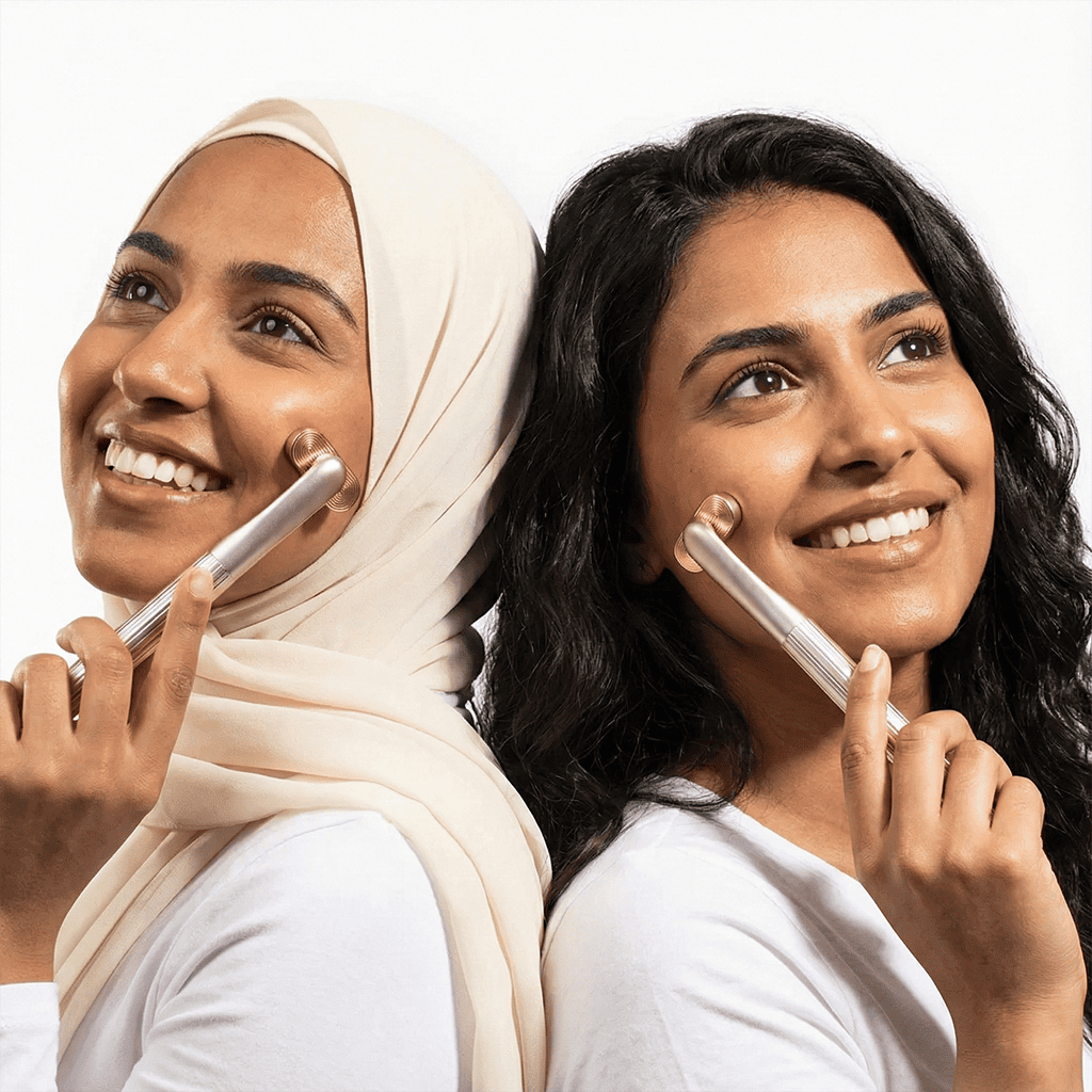 جهاز ريواف الأحمر – ٥ في ١ لتجديد البشرة، إزالة حب الشباب ومحاربة الشيخوخة