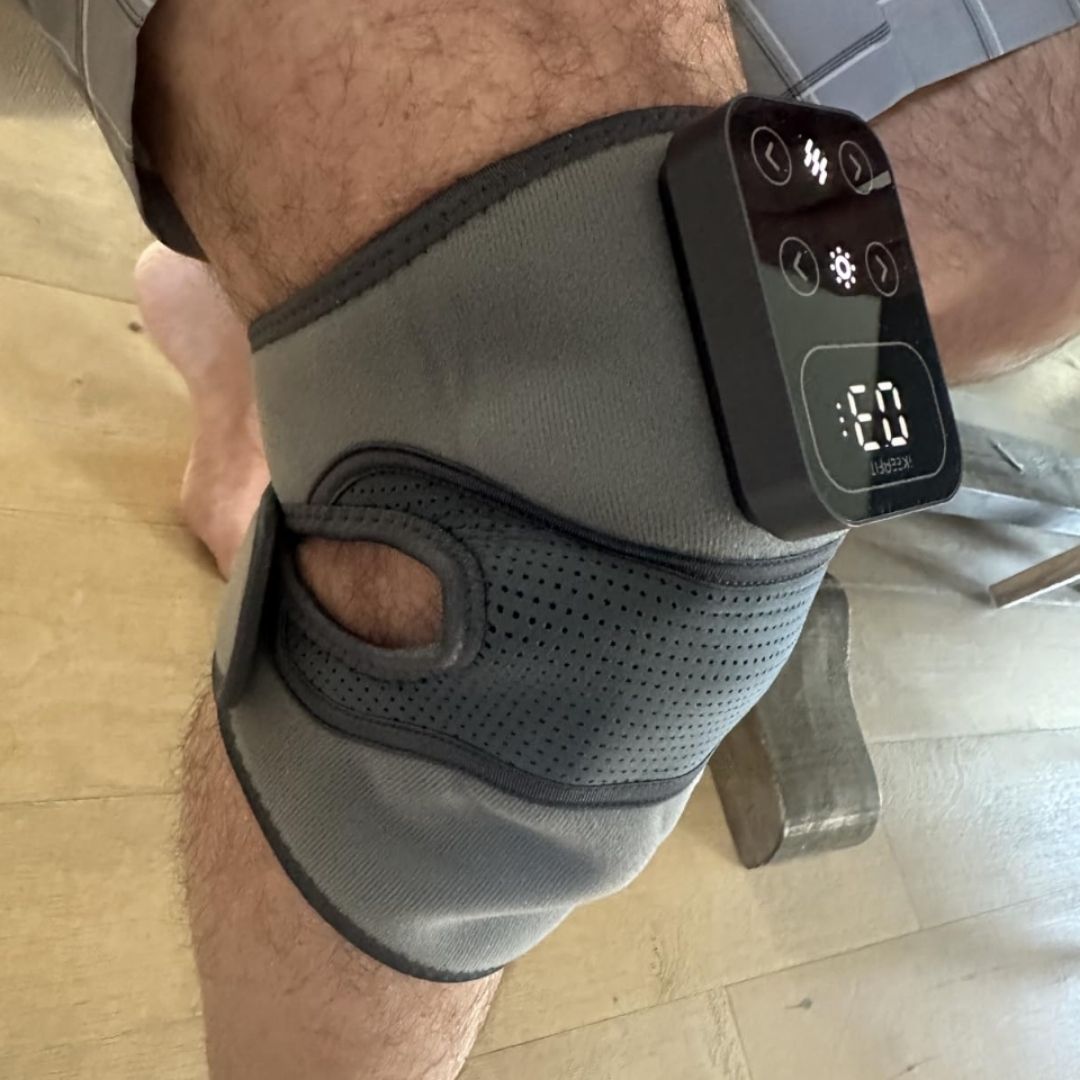 جهاز مساج الركبة بالحرارة مع كريم تخفيف آلام المفاصل | دفع عند الاستلام